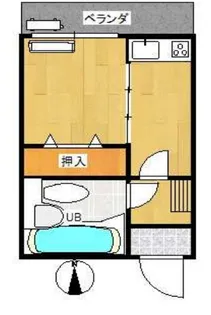コスモ佐藤【3階】の間取り