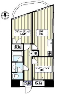 ラ・エスペランサ・レイ【2階】の間取り