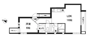 CASA ABC【6階】の間取り