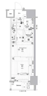 PREMIUM CUBE 亀戸【3階】の間取り