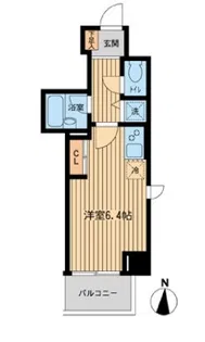 ジョイシティ住吉Ⅱ【5階】の間取り