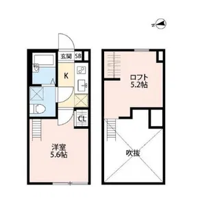 ベレッツァ【1階】の間取り