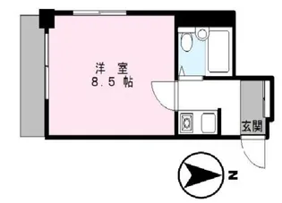 プラスム荻窪【1階】の間取り