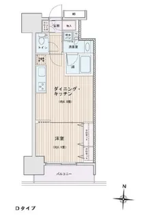エスティメゾン錦糸町Ⅱ【2階】の間取り