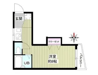 アルス下北沢【-1階】の間取り