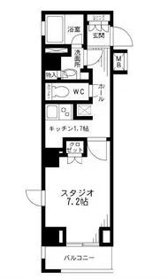 レジディア九段下【5階】の間取り