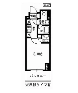 レジディア杉並方南町【2階】の間取り