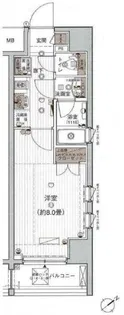 プレール・ドゥーク新宿中落合Ⅱ【4階】の間取り