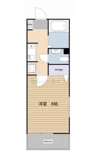 クラスティーナ下北沢【101号室】の間取り