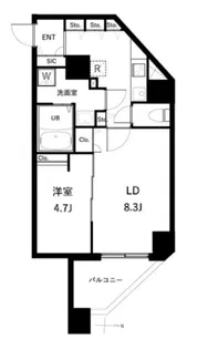 アーバンパーク入谷【10階】の間取り