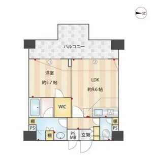 GRANPASEO 両国 North【10階】の間取り