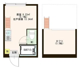 アーバンセントリック【1階】の間取り
