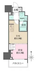 ルフォンプログレ元浅草マークス【3階】の間取り