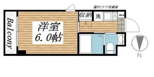 レヤーノ新宿【2階】の間取り
