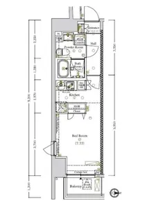 ARKMARK蔵前【2階】の間取り