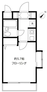カーサスプレンディッド新宿払方町【4階】の間取り