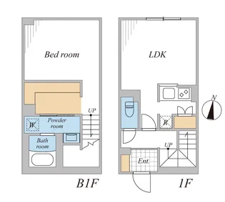 LEGALAND桜新町ANNEX【1階】の間取り
