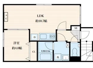 aLATO森下Ⅱ【5階】の間取り