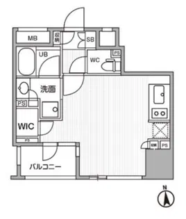 シーズンフラッツ新御徒町【2階】の間取り