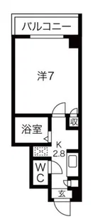 CASSIA浦安【4階】の間取り