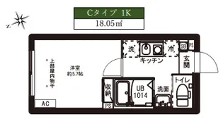 レピュア駒込レジデンス【3階】の間取り