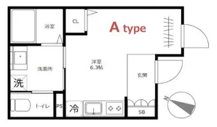 LeVANTE【1階】の間取り