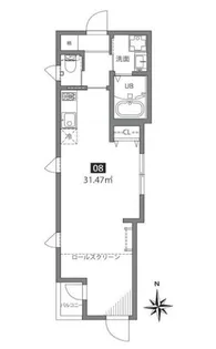 四谷アパートメントE【3階】の間取り
