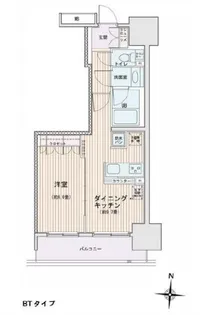 エスティメゾン錦糸町Ⅱ【11階】の間取り