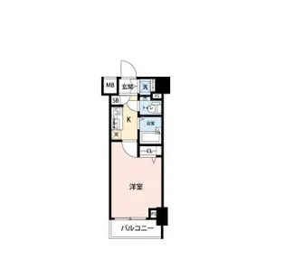 ロアール高田馬場【202号室】の間取り