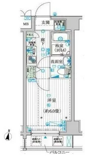 LE-LION Toyosu WISE Residence【2階】の間取り