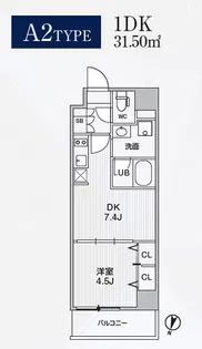 Alivis東十条【2階】の間取り