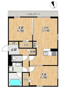 D-Bellvill【1階】の間取り