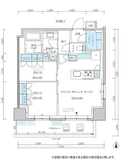 パークアクシス池袋イースト【7階】の間取り
