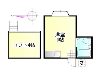 パークサイド大升【2階】の間取り