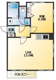 山口第二ビル【3階】の間取り