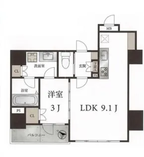 CONOE一番町【8階】の間取り