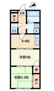 メゾン中川Ⅱ【6階】の間取り