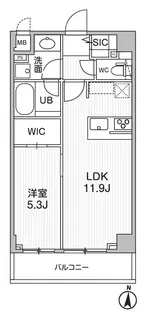 シーズンフラッツ押上テラス【7階】の間取り