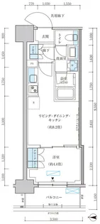 パークアクシス池袋イースト【11階】の間取り