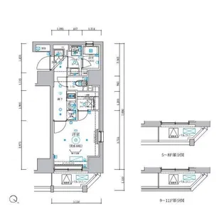RELUXIA TOKYO EAST【5階】の間取り