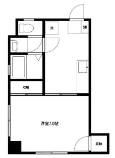 サンロイヤル【302号室】の間取り
