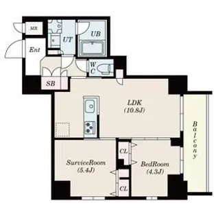 S-RESIDENCE押上epure【3階】の間取り
