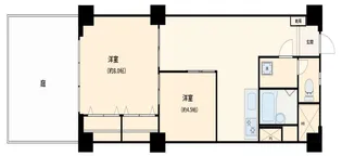 秀和東中野レジデンス【105号室】の間取り