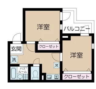 アムール戸山【3階】の間取り