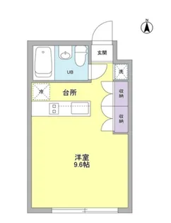 アルシェ ドゥ【4階】の間取り