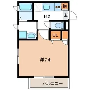 イリーズ【1階】の間取り