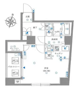 リガーレ本所吾妻橋【8階】の間取り