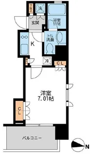 アーデン清澄白河【3階】の間取り