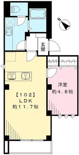ワイズフォレスト【1階】の間取り