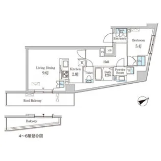 プリマリード南青山【3階】の間取り